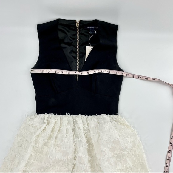 French Connection Summer Sky Fringe Dress New - Picture 14 of 16